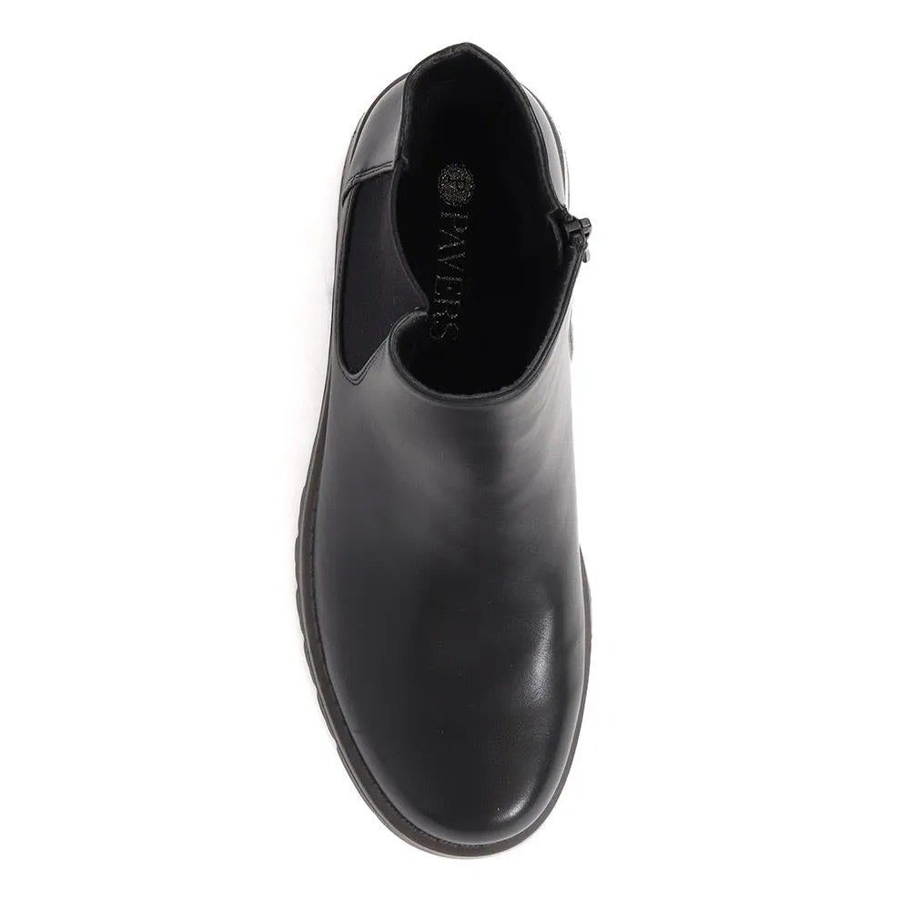 Wedge-Heeled Chelsea Boots - WK40015 / 326 128