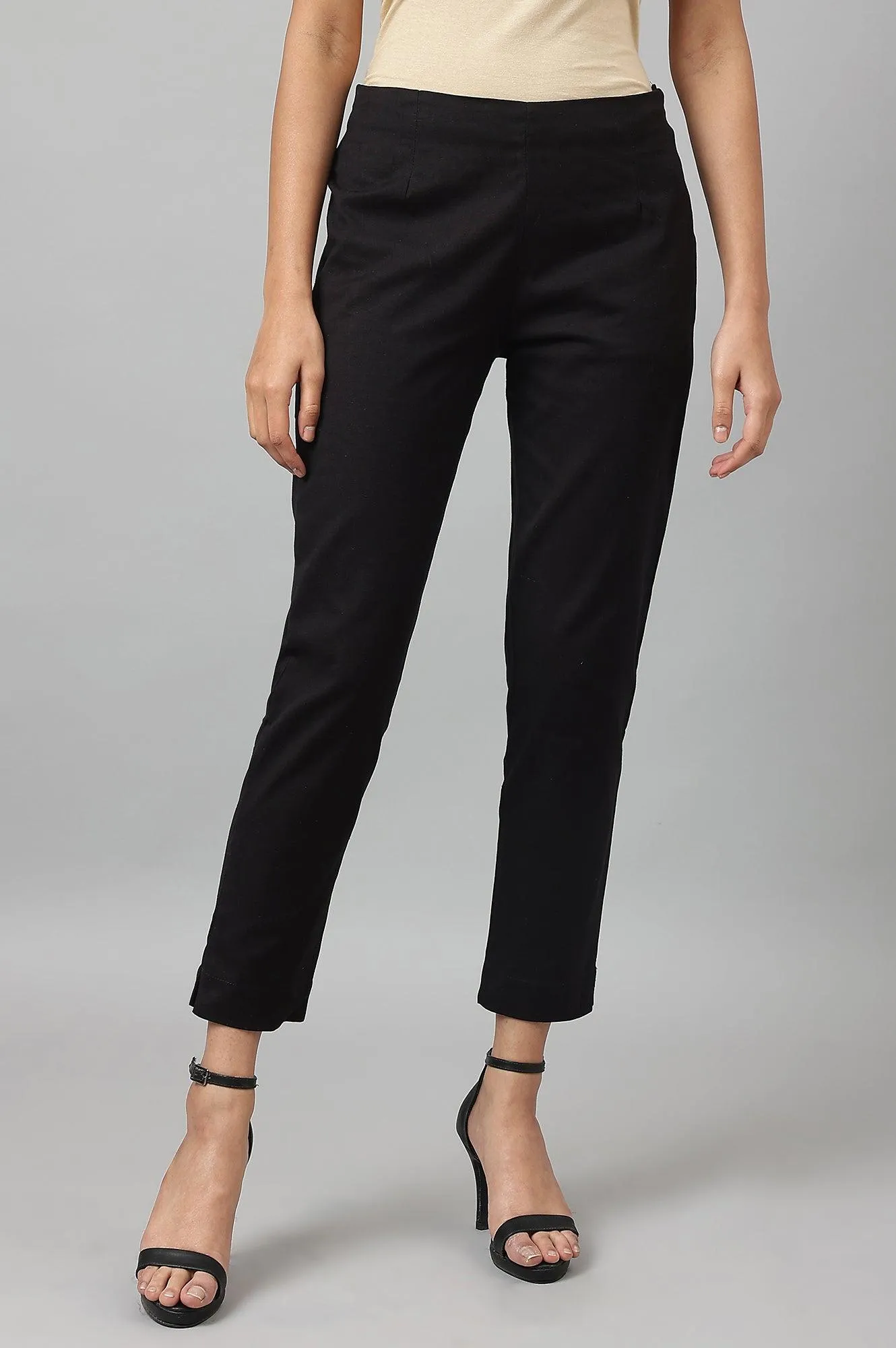 Women'S Black Slim Pants