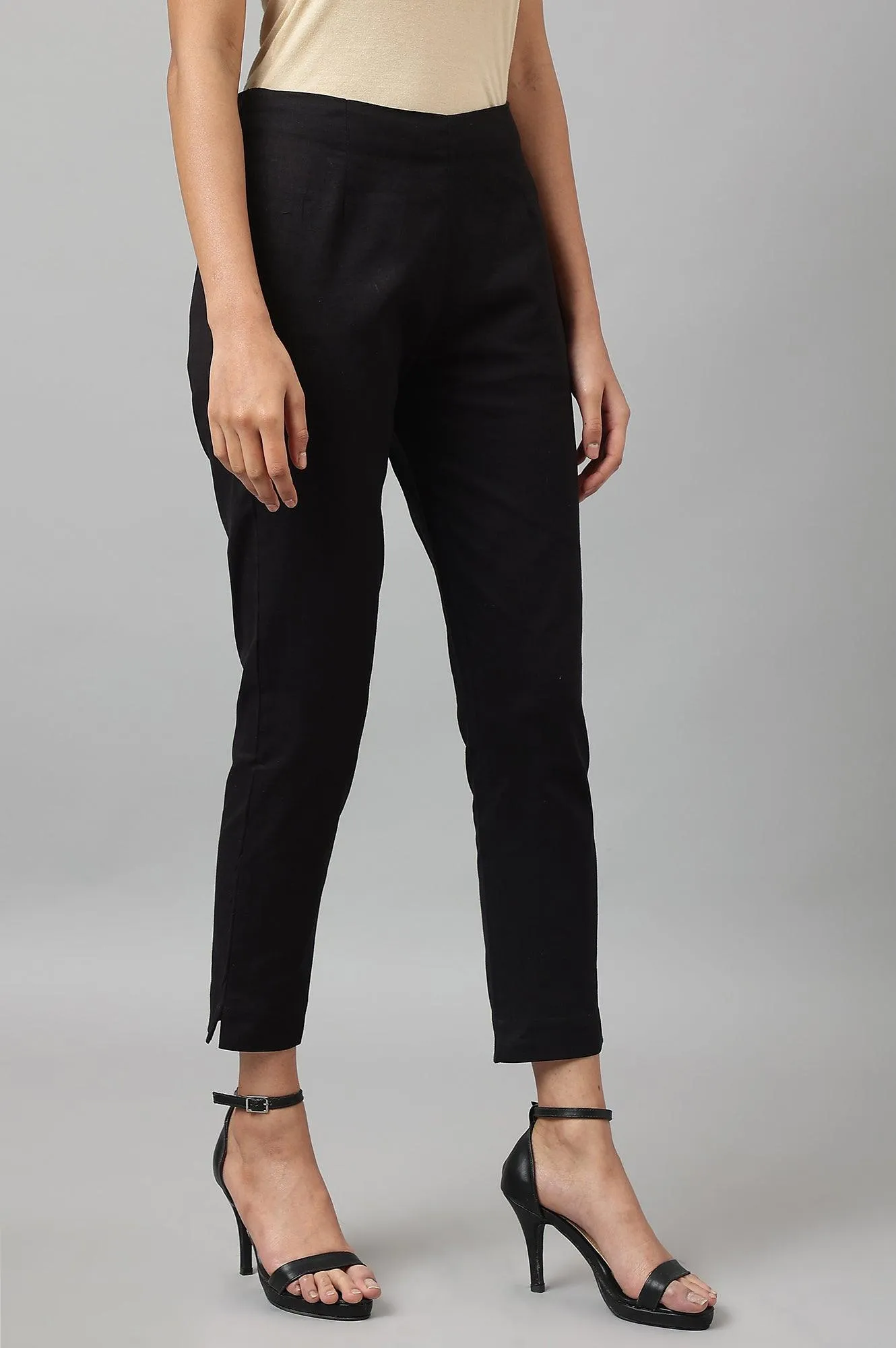 Women'S Black Slim Pants