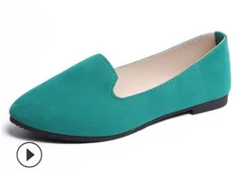 Women's Flats 2020 Women Shoes Candy Color Woman Loafers Spring Autumn Flat Shoes Women Zapatos Mujer Summer Shoes Size 35-43